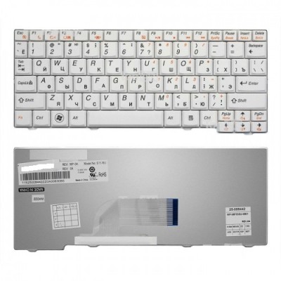 Клавиатура для Lenovo S10-2 белая