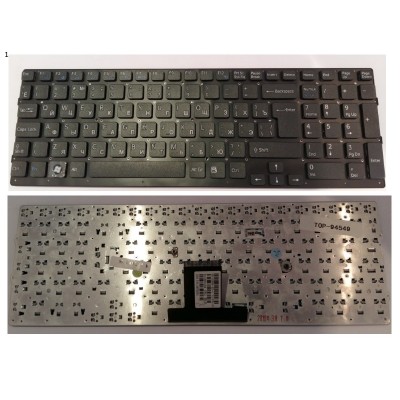Клавиатура для Sony Vaio VPC-EB Series. Черная, без рамки. Русифицированная. Гарантия: 3 ме