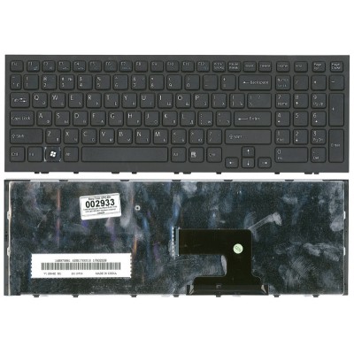 Клавиатура для Sony VPC-EH черная с рамкой