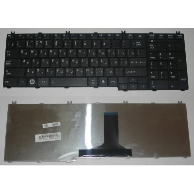 Клавиатура для Toshiba С650, C660, L650 черная матовая