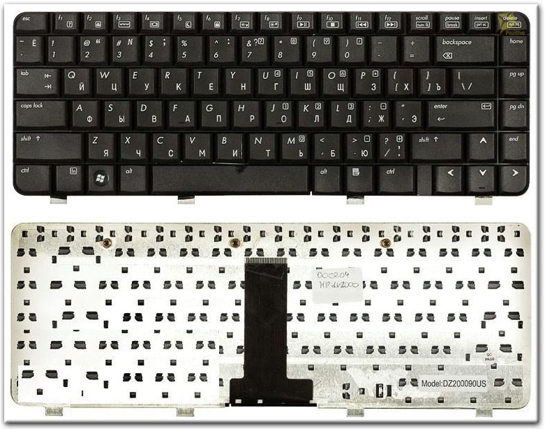 Клавиатура для HP Pavilion dv2000 Compaq Presario V3000 черная