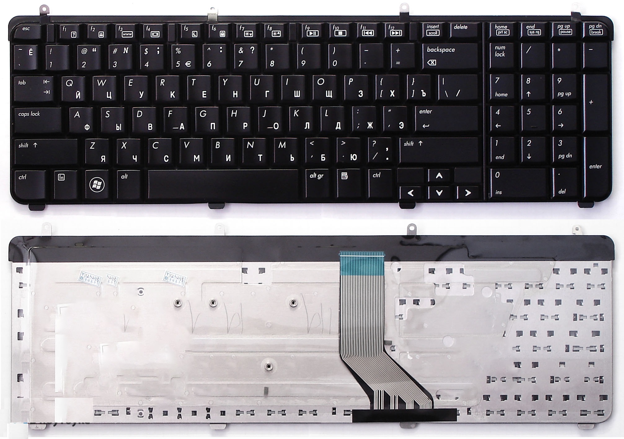 Клавиатура для HP Pavilion DV7-2000 DV7-2100 DV7-2200 DV7-3000