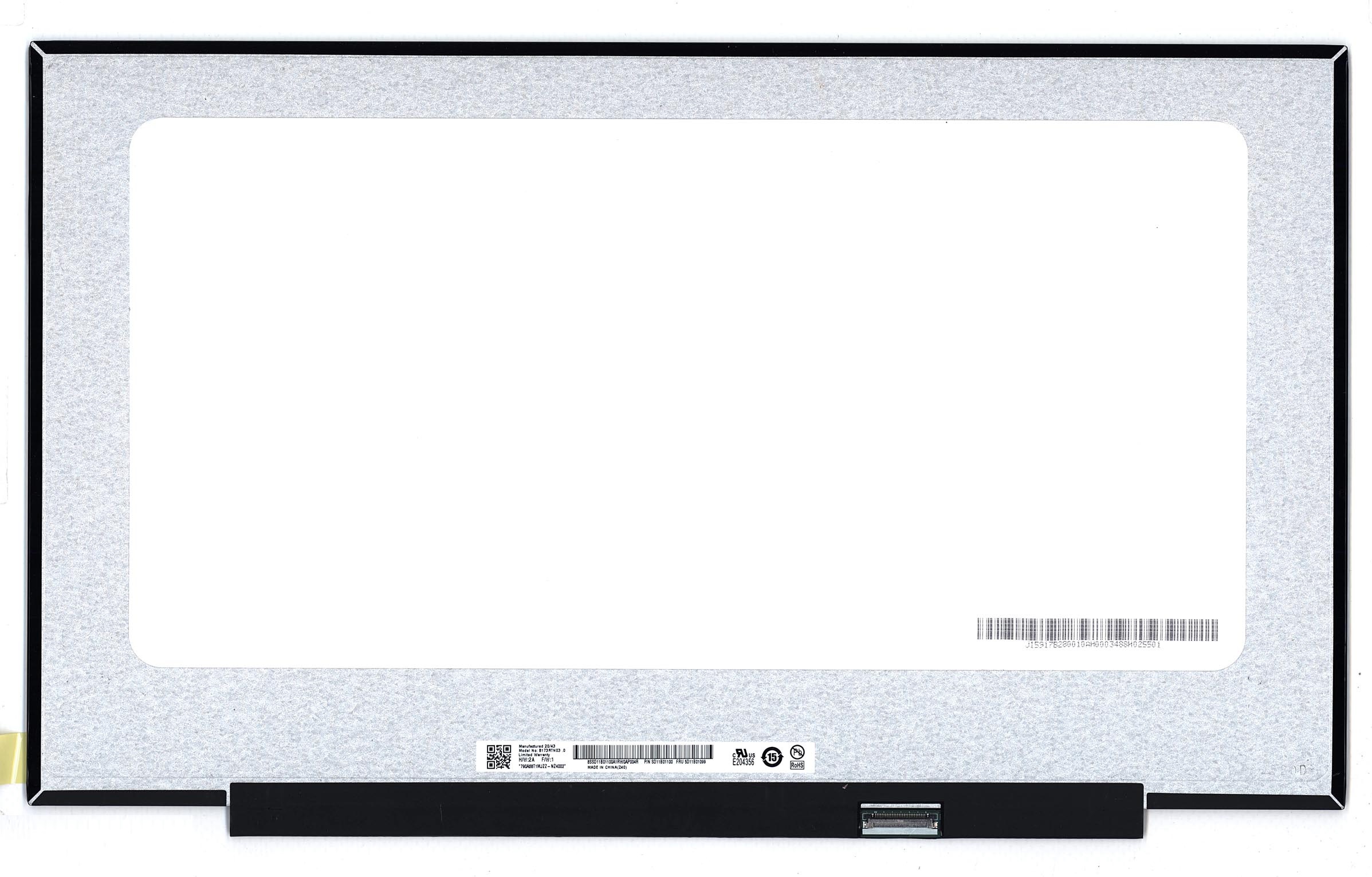 17,3'' матрица 1600x900/slim/Mate/30 pin/B173RTN03.0