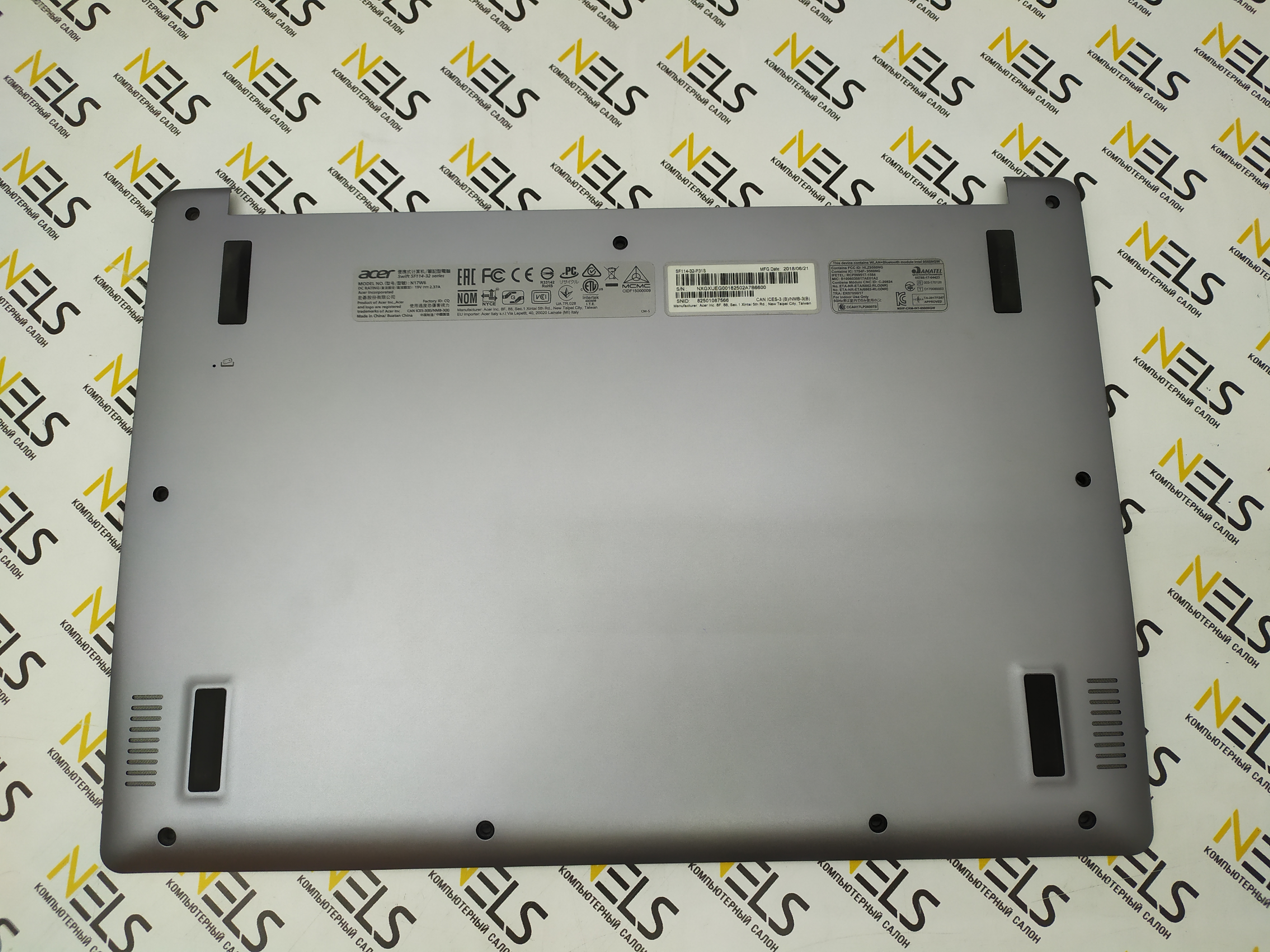 Нижняя часть корпуса Acer Swift 1 SF114-32-P31S