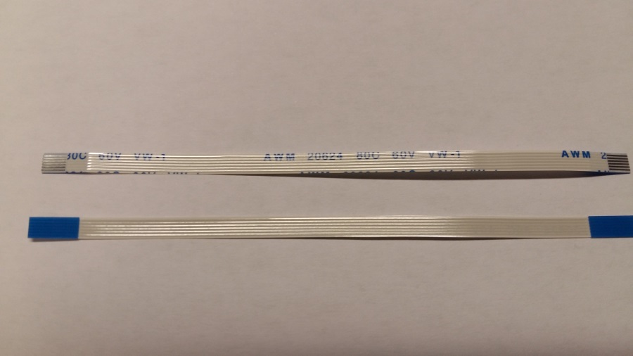 Шлейф 6pin, шаг 0.5мм, длина 20см, прямой