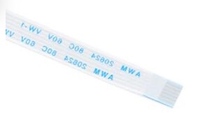 Шлейф 6pin, шаг 1,0мм, длина 20см, прямой