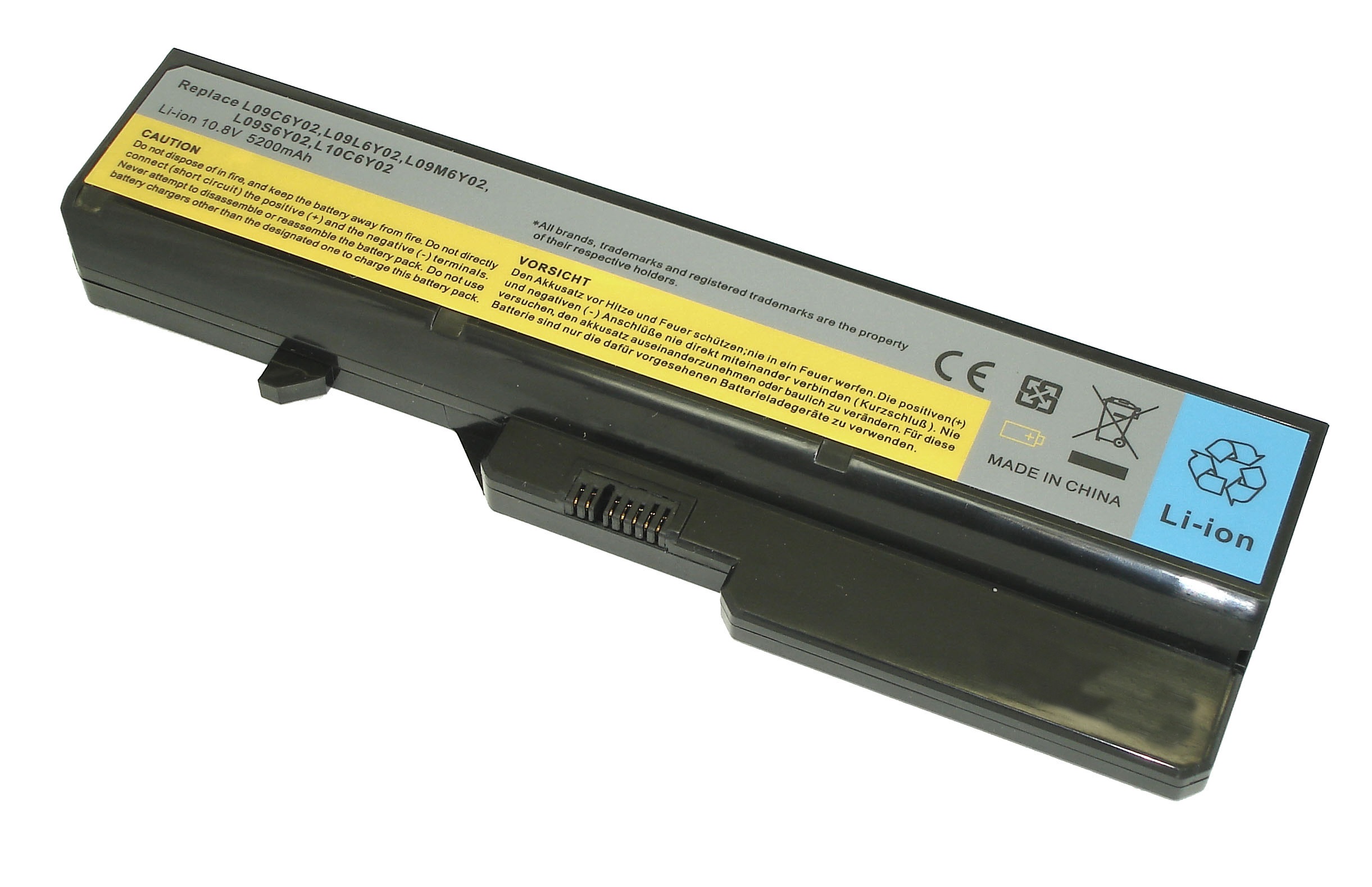 Аккумулятор для Lenovo G560, G570, B570 5200mAh