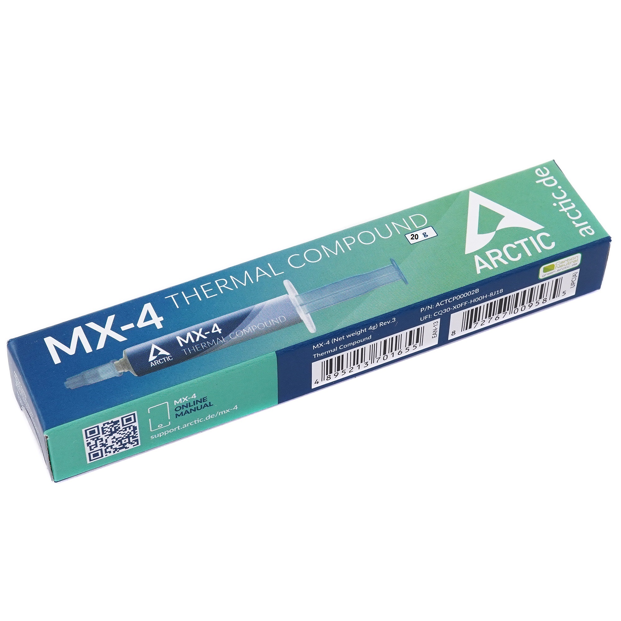 Термопаста Arctic Cooling MX-4 20г.