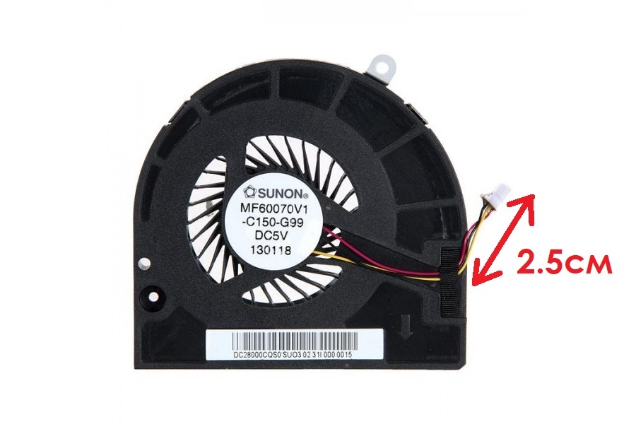 Кулер для Acer Aspire E1-532, E1-570, E1-572 Ver 2