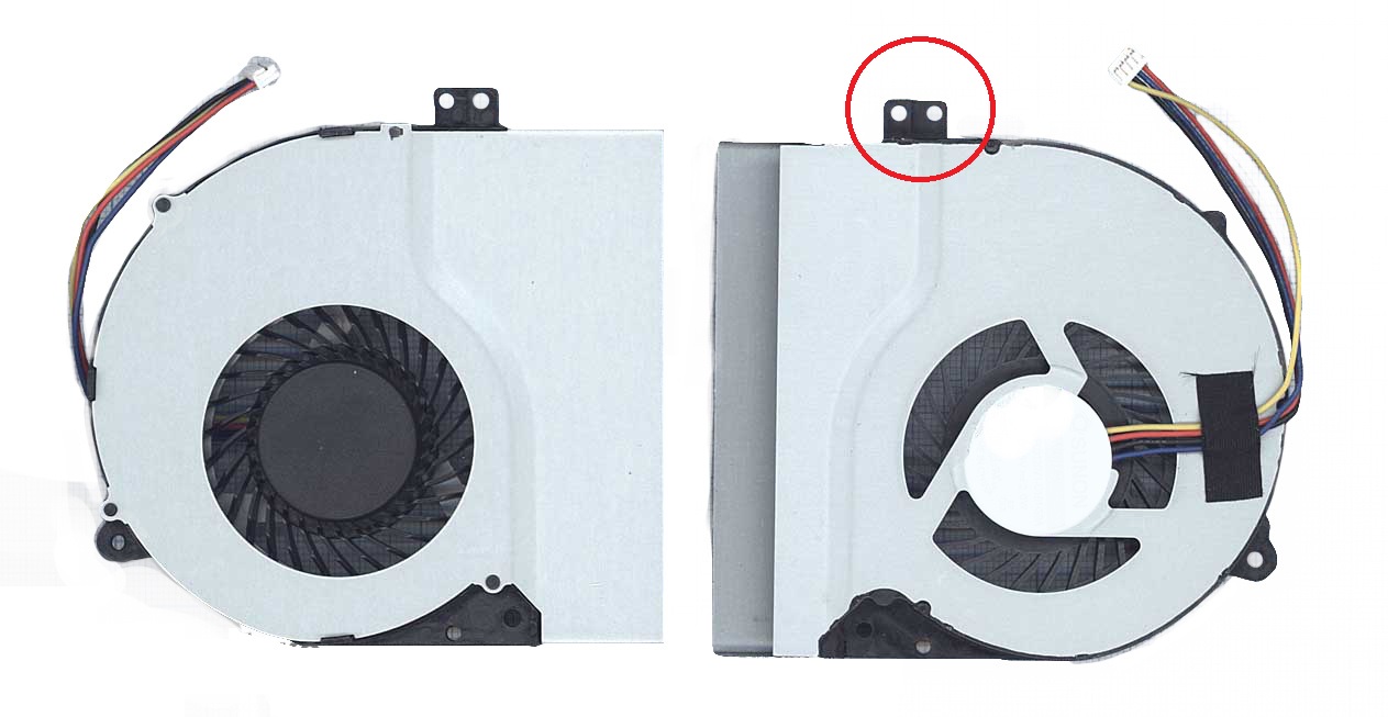 Кулер для Asus Asus K56, K46, X450, K56CA, X550V VER-3