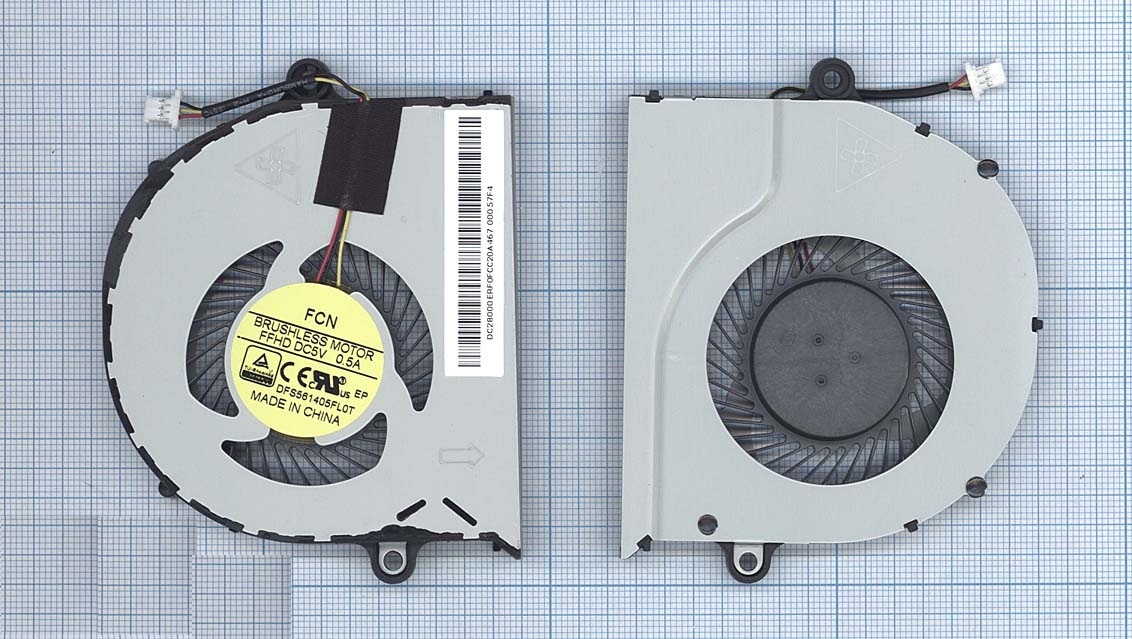 Кулер для Acer Aspire E5-521 E5-523 E5-511 E5-575 E5-572 E5-573 VER-1