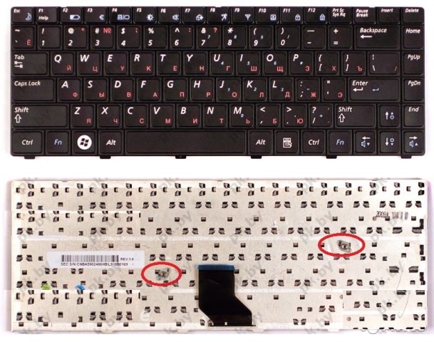 Клавиатура для Samsung R513, R515, R518, R520
